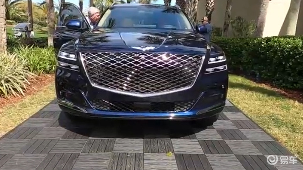 全新豪华大七座suv,2020款现代捷恩斯gv80