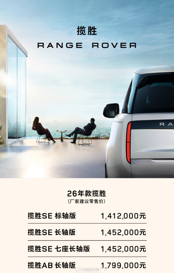 新款路虎揽胜、卫士正式上市，68.99万起，依然是王者？