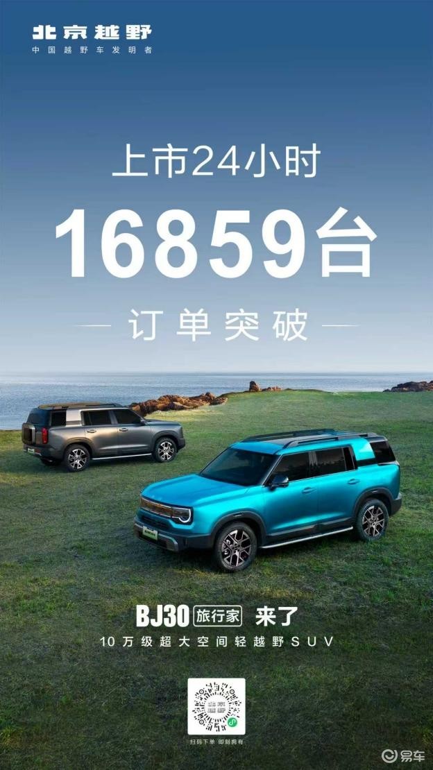 BJ30旅行家旅行焕新价8.39万元起上市