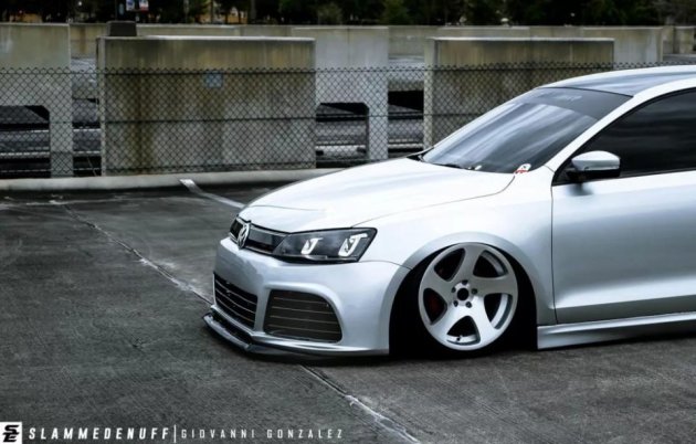 对银色车无感?这台jetta mk6将刷新你的审美