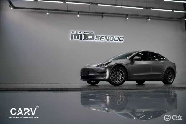 特斯拉model3 amg山灰2120 质感王