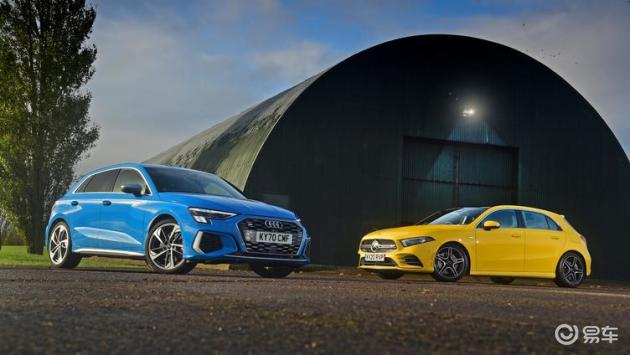 豪华小钢炮对决全新奥迪s3实拍图对比奔驰amga35