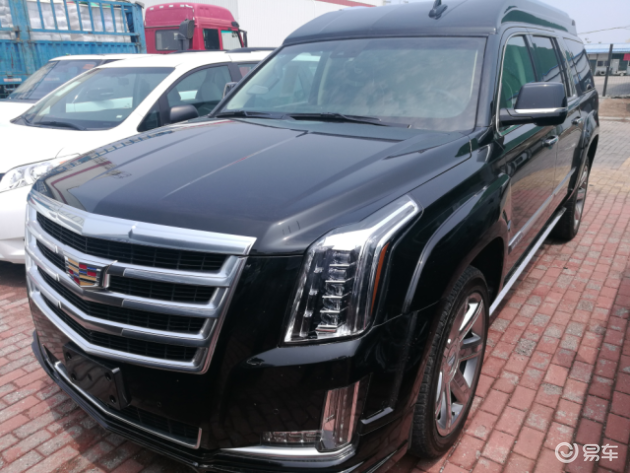 凯迪拉克凯雷德总统加长版现车展示 老款库存车型港口处理_易车