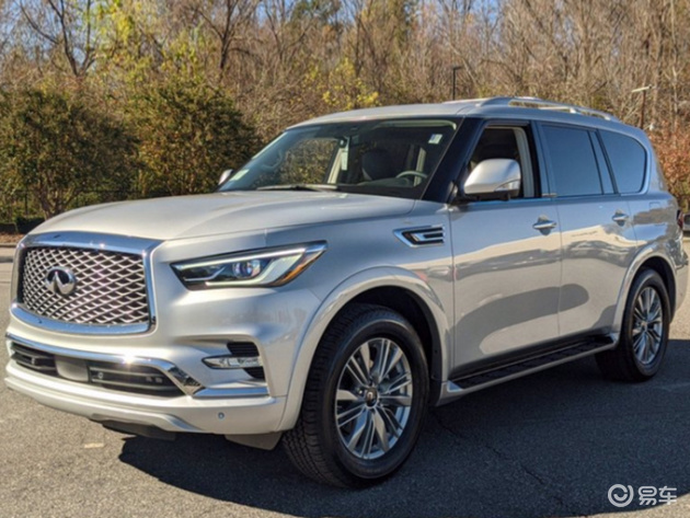 英菲尼迪新款qx80实拍曝光配大尺寸镀铬格栅
