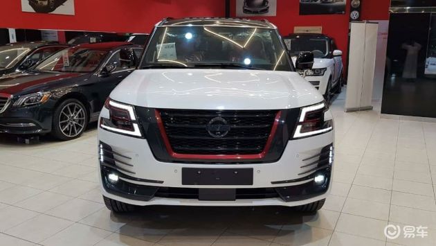 海外实拍新款日产途乐气势不输奔驰gls级 易车