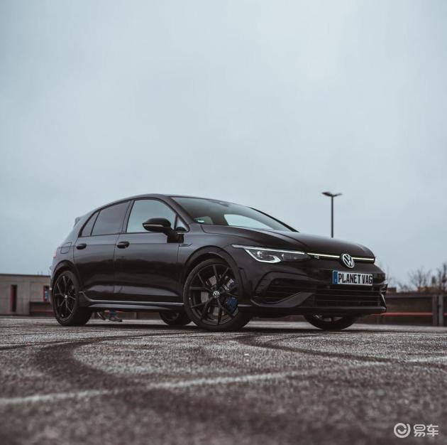 实拍第八代高尔夫r 315匹马力的 黑武士 易车