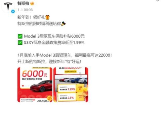 特斯拉发起2024年“价格战”，引领行业降价潮