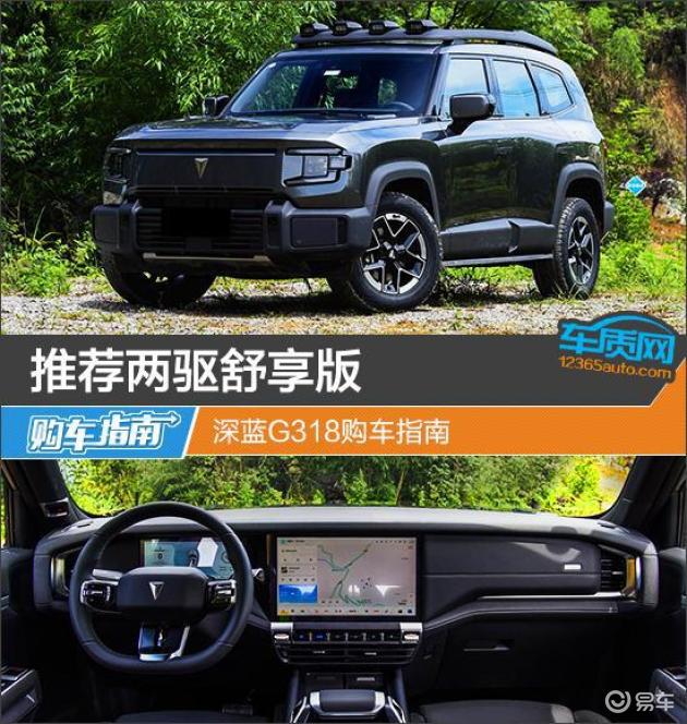 推荐两驱舒享版 深蓝G318购车指南
