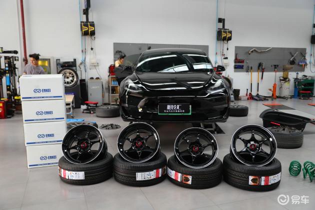 特斯拉MODEL3改装日本高性能赛车轮PF06