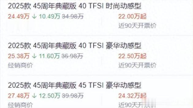 奥迪好车降价热销，吸引众多买家