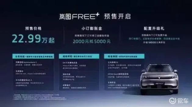 岚图FREE预售启动，智驾大五座SUV新时代