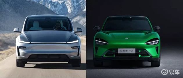 小米YU7vs特斯拉Model Y：25万级纯电SUV对决