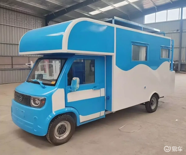 新出低速电四轮C型房车，省油又稳，超越传统三轮
