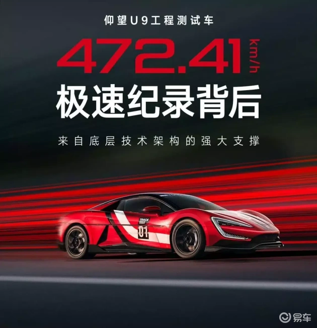 仰望U9疾驰472km，顶级性能展现惊人速度