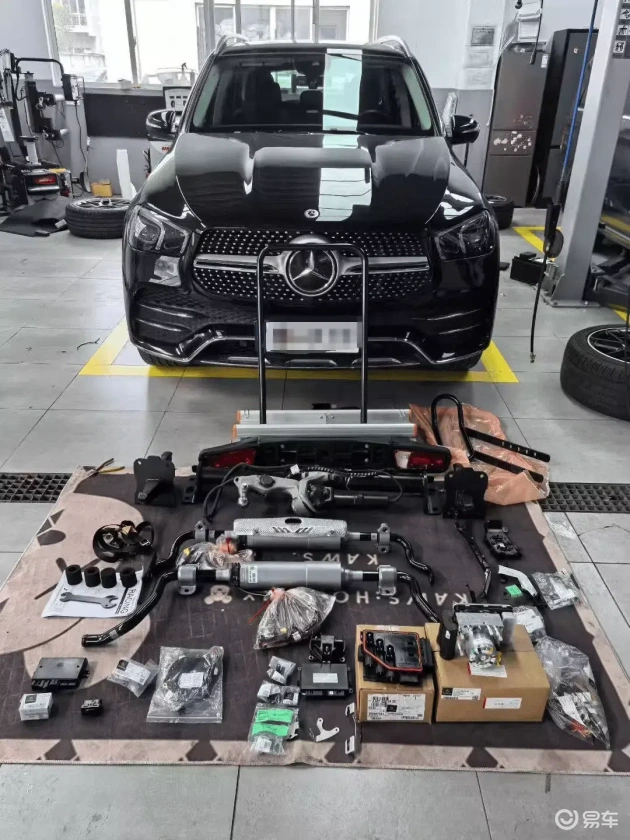 GLE450升级防倾杆与电动拖钩，提升驾驶体验与实用性