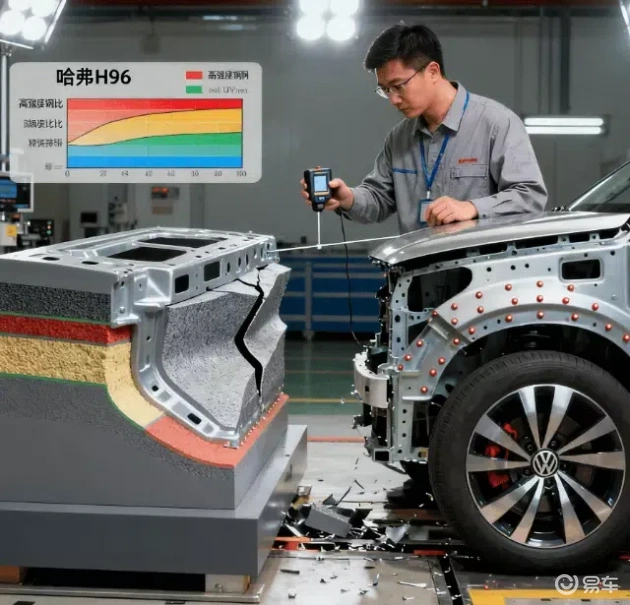 哈弗H6 VS 大众SUV：车身材料大对决，谁更胜一筹