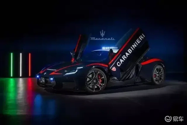 玛莎拉蒂MCPura改警车，621马力支持执法