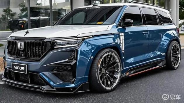 2026本田Vigor: 207马力混动, 19寸黑轮, 动感