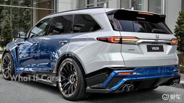 2026本田Vigor: 207马力混动, 19寸黑轮, 动感