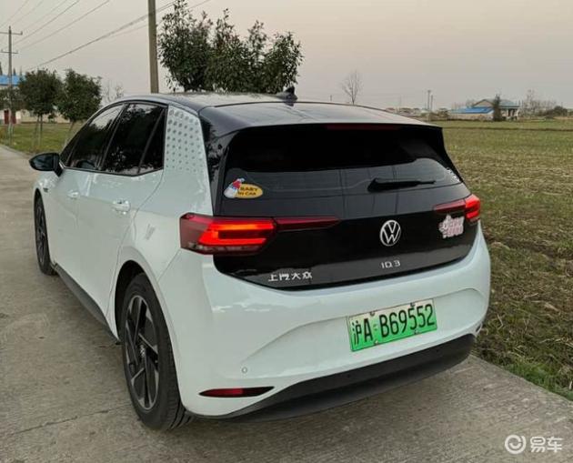 大众ID.3原厂尾灯改装，600元就能解决&