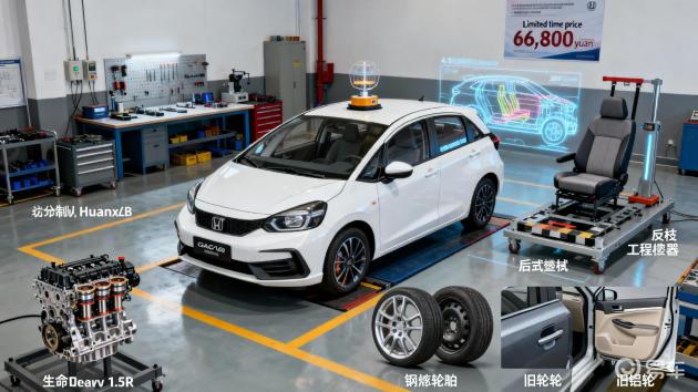 6.68万飞度拆解:省下2万砍在哪?终身质保藏玄机