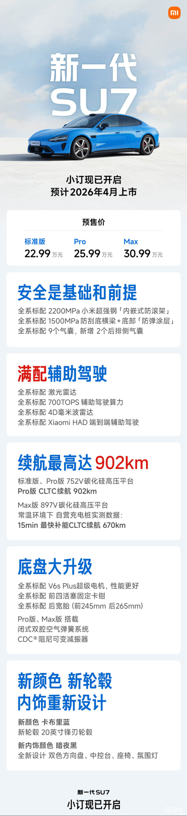 小米2026年新车：惊喜连连，精彩不容错过