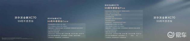 限时24.99万元起,沃尔沃XC70 99周年感恩版正式上市