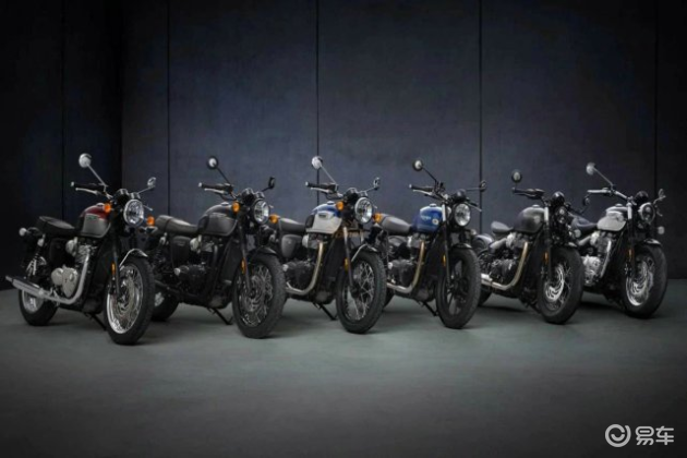 凯旋在这这个月发布了2021款的bonneville家族系列,包括t100/t120