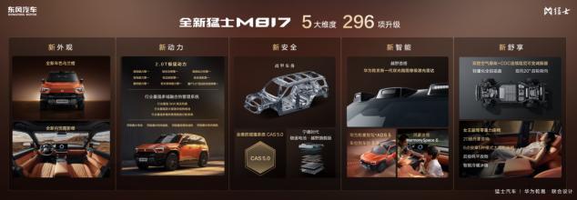 华为全家桶+双腔空悬，猛士M817把硬派越野卷进了新维度