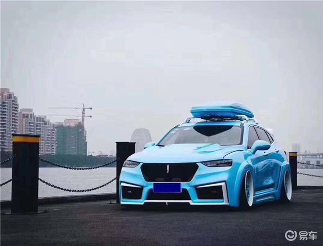 新中产阶级的代名词 优雅 狂野 weyvv5改色亮浅天蓝