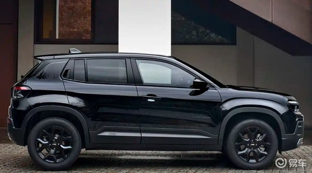 Jeep Avenger黑化版官图发布，双大屏+黑化套件