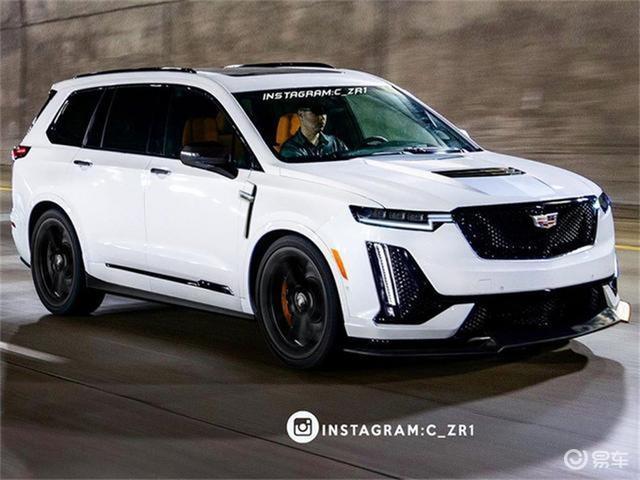 凯迪拉克xt6–v,渲染图它来了 搭载v8发动机