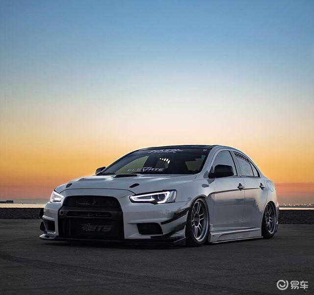 是他伴我一路成长,酷紫evo x改装超帅varis宽体