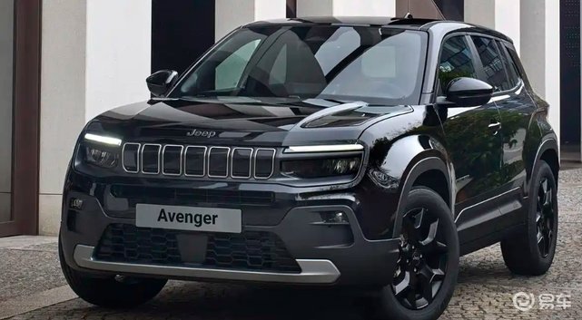 Jeep Avenger黑化版官图发布，双大屏+黑化套件