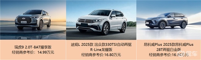 十五万左右的SUV怎么选？三款热门车型全方位较量