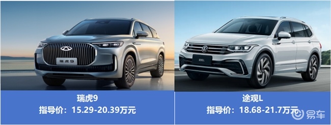 家用选瑞虎9还是途观L？看这几个重点就够了！
