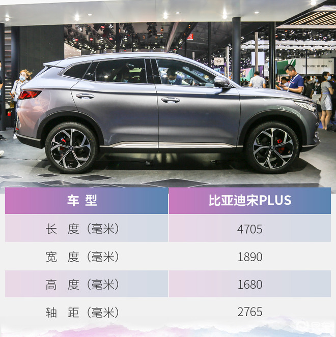 搭載全新動力成都車展實拍新款比亞迪宋plus