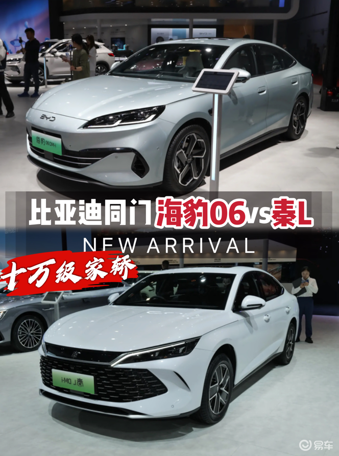 10万级家轿，秦L VS 海豹06怎么选