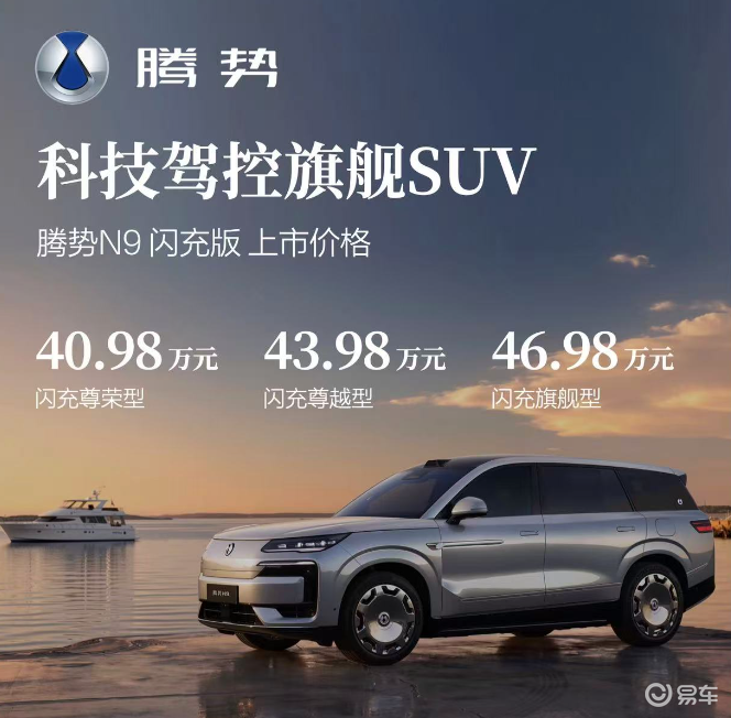 腾势 N9 闪充版上市，传统豪华被清场？