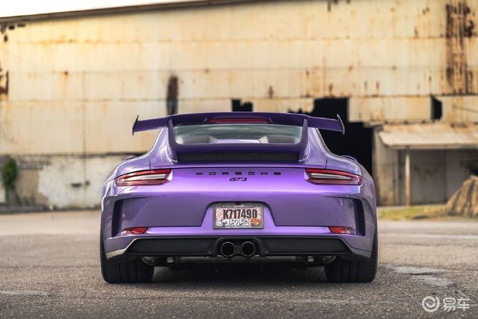 保时捷 991 gt3 魅力紫色