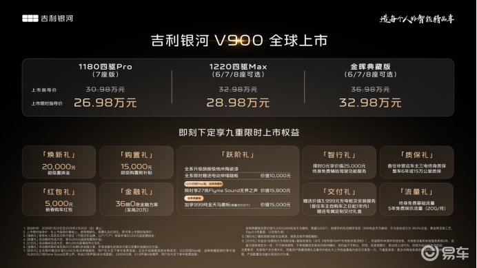 26.98万起的吉利银河V900，能否让“大家”都满意？
