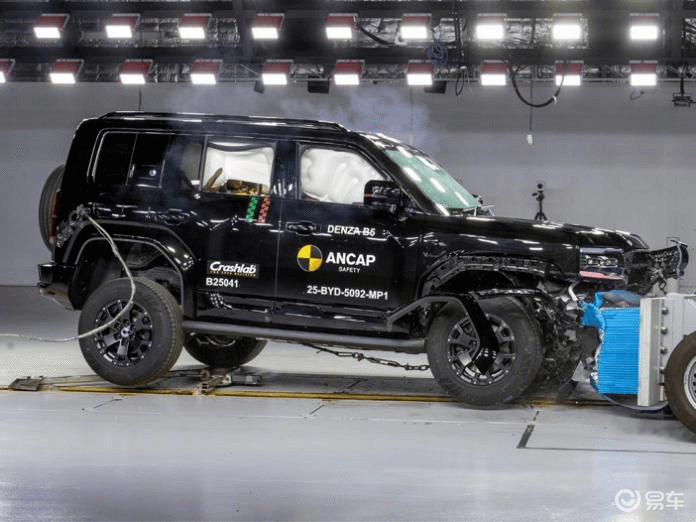 撞飞测试车反被扣8分，方程豹豹5用“太硬”拿下澳洲5星