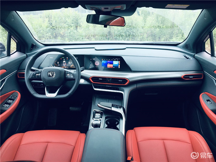 长安uni-t车尾-内饰-导航-易车