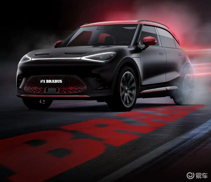 新款 smart 精灵 #1 BRABUS 性能版将上市