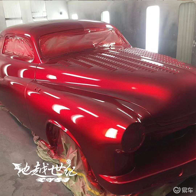 糖果红特效漆 汽车改色效果图一览