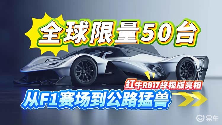 全球限量50台 从F1到公路猛兽 红牛RB17超跑亮相