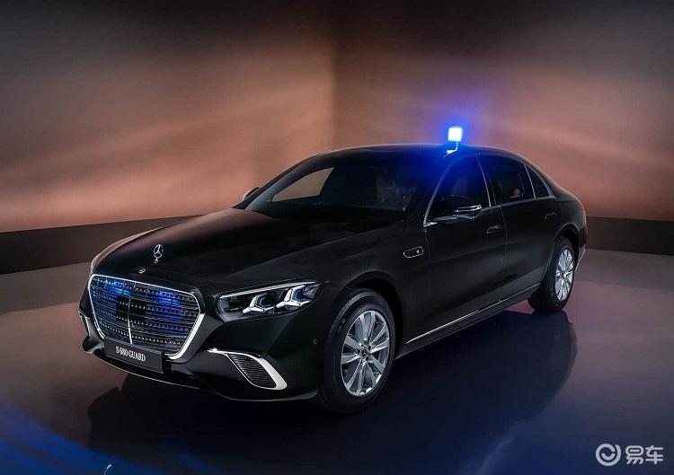 新一代奔驰S级防弹版亮相，提供VR10级别防护等级