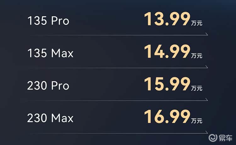 大五座SUV风云T9L开启预售 价格13.99万元起