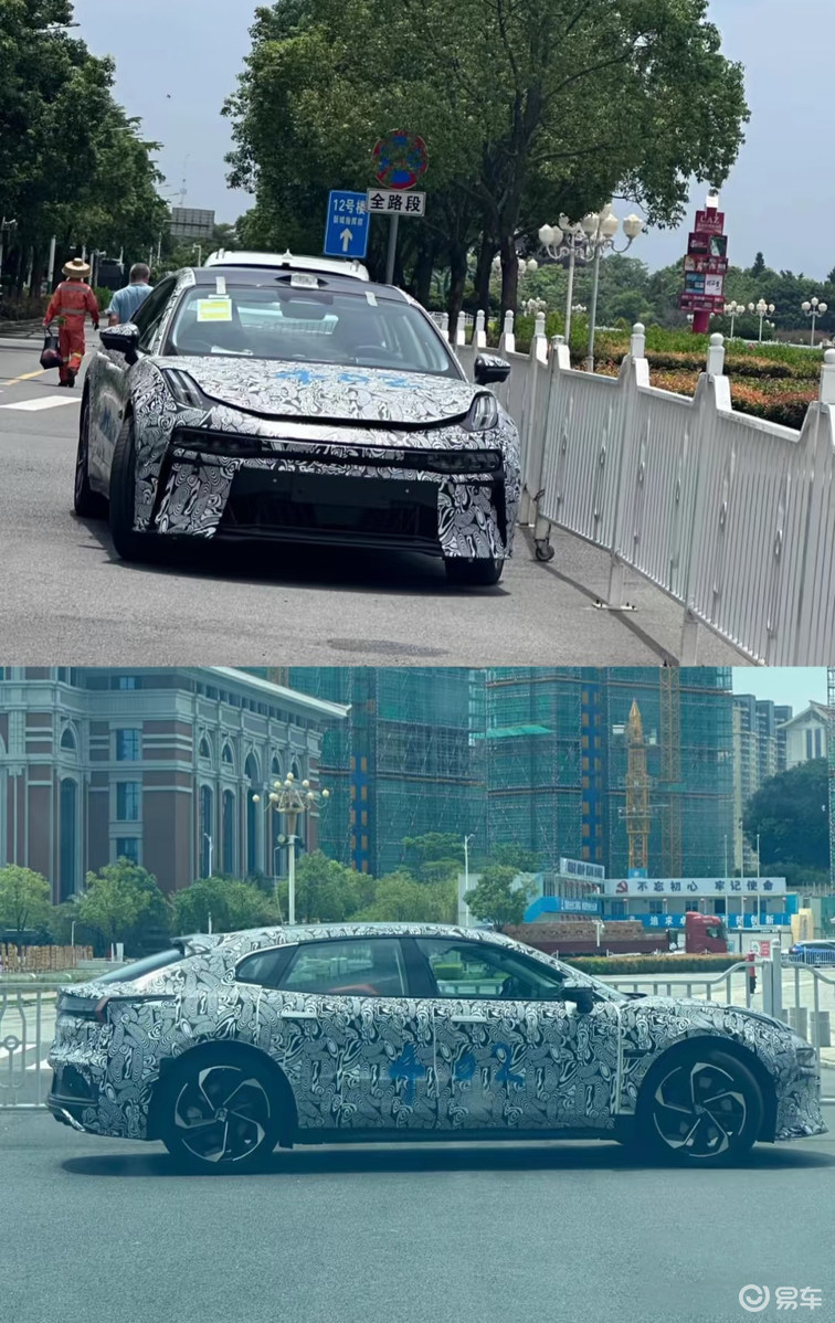 新款极氪001谍照曝光 FR版性能将破两千马力_易车