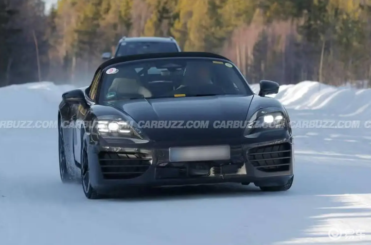 保时捷718Boxster纯电版原型车开启第四轮冬季测试